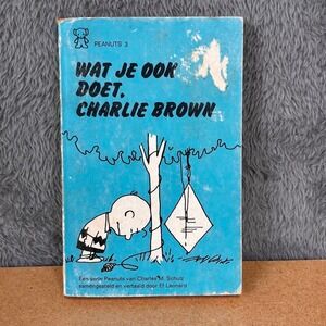 Vintage 1970 Peanuts Dutch Comic Wat Je Ook Doet Charlie Brown Zwarte Beertjes